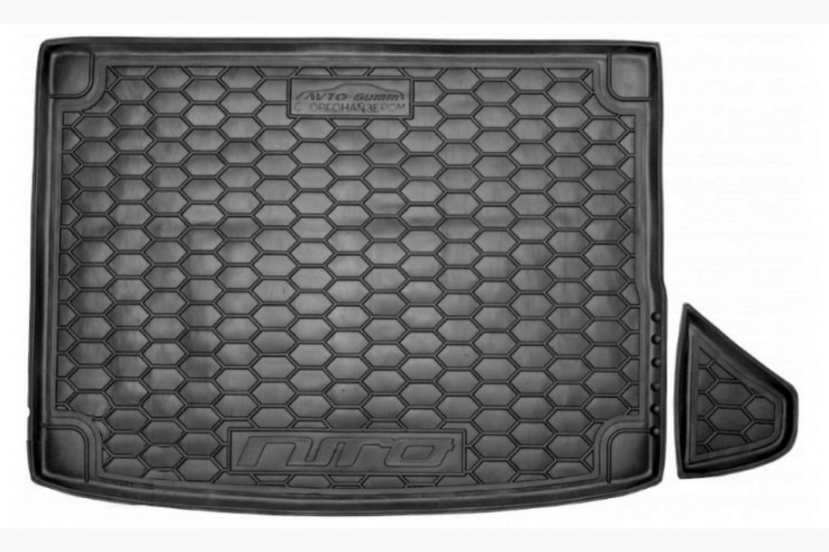 Kia Niro 2016–2021 Gumijasto korito prtljažnika z organizatorjem 2018+ (Autogumm, guma) Image