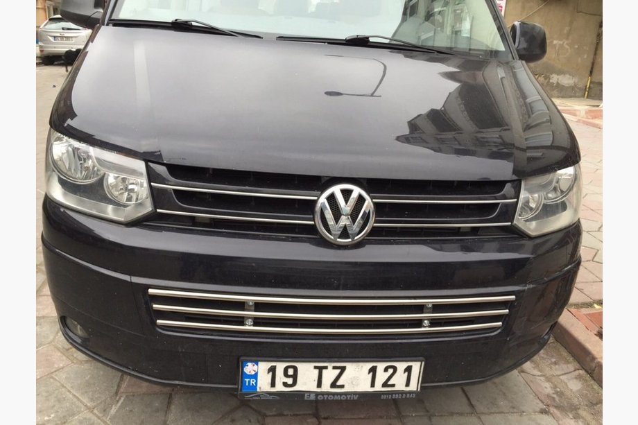 Volkswagen T5 2010–2015 Enodelna mreža za odbijač iz nerjavečega jekla Image