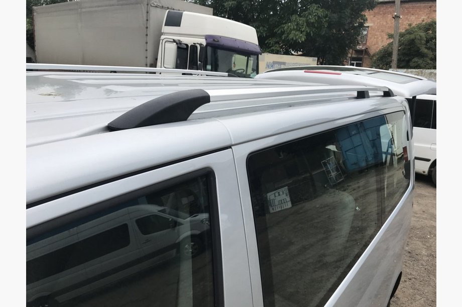 Volkswagen T5 2010–2015 Kromirane strešne sani Image