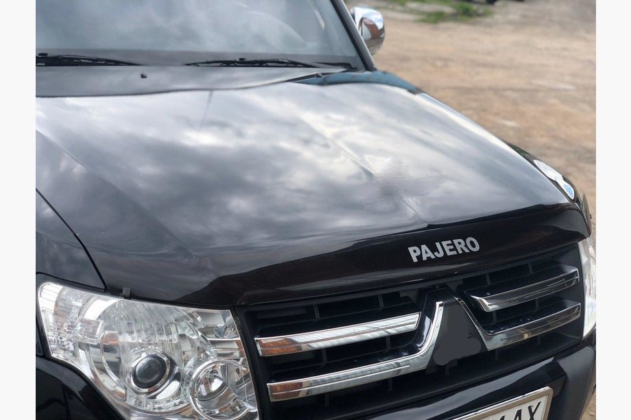 Mitsubishi Pajero Wagon IV 2006–2021 Deflektor pokrova motorja (SIM) Image