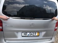 Mercedes Vito/V-razred W447 2014– Rob zadnjega stekla (malo steklo) nerjaveče jeklo fotografija 2