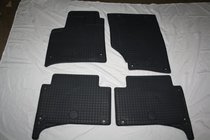 Audi Q7 2005–2015 Gumijasti avto tepihi za notranjost (4 kosi, Doma) fotografija 1