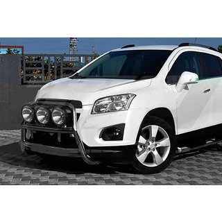 Sprednji zaščitni lok WT018 (nerjaveče jeklo) Chevrolet Trax 2012–2023 fotografija 1