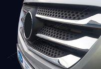 Mercedes Vito/V-razred W447 2014– Okrasne letvice za masko 2014-2020 (5 kos, nerjaveče jeklo) OmsaLine - italijansko nerjavno jeklo fotografija 3
