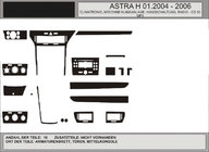 Opel Astra H 2004–2013 Akcija! Okrasne obloge armaturne plošče (imitacija lesa) fotografija 1
