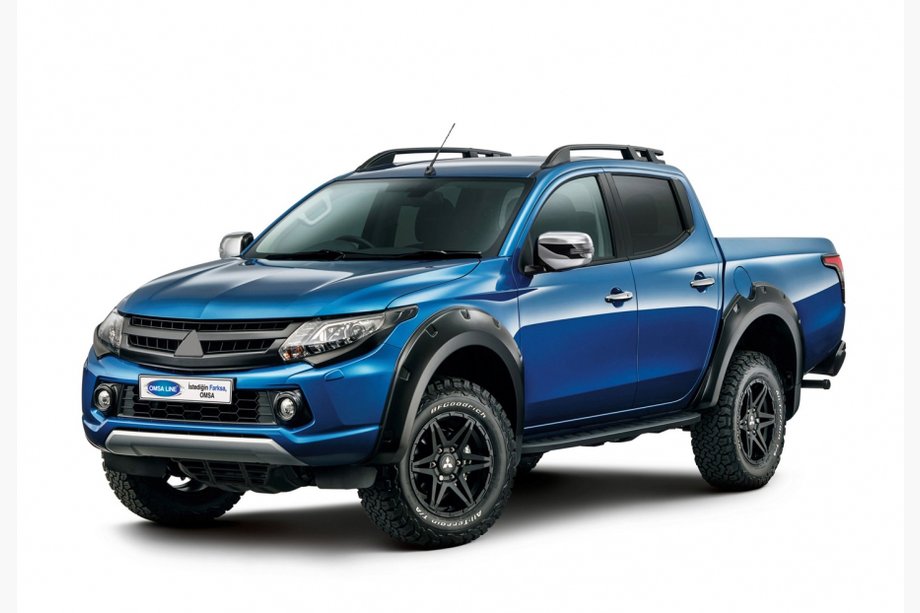 Mitsubishi L200 2015–2024 Strešne sani OmsaLine Sport (2 kosa, črne) Image
