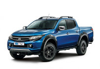 Mitsubishi L200 2015–2024 Strešne sani OmsaLine Sport (2 kosa, črne) fotografija 1
