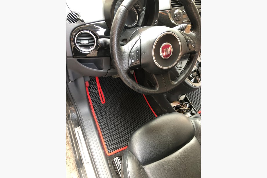Fiat 500/500L 2013–2022 EVA preproge za avto za 500, črne Image