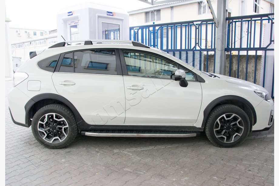 Subaru XV 2011–2017 OmsaLine Elegance strešne letve (2 kosa, sivi) Image