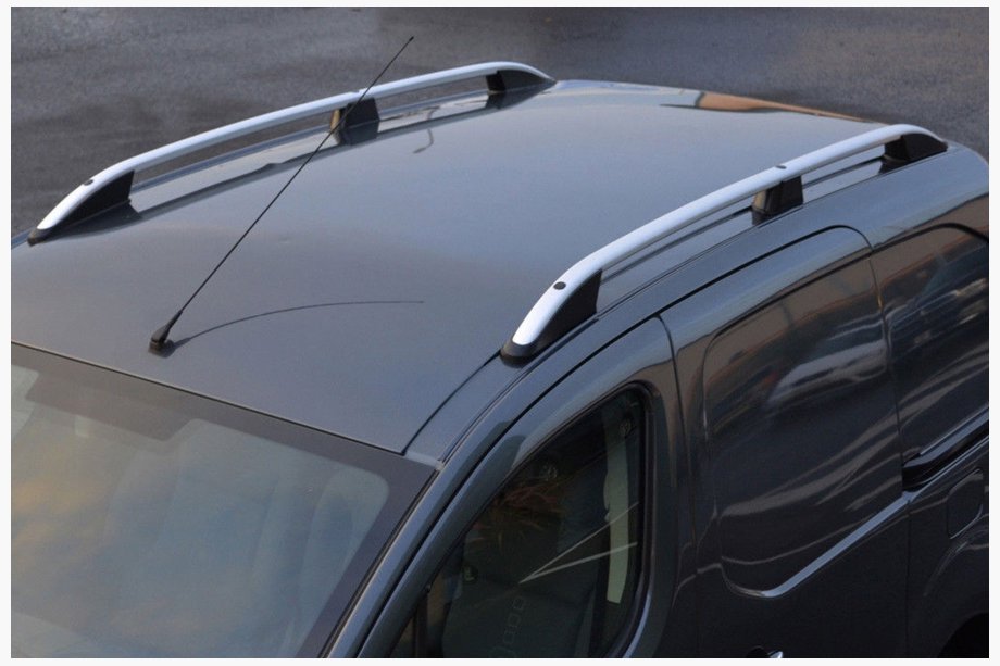 Ford Courier 2014–2023 OmsaLine Elegance strešne letve (2 kosa, sivi) Image