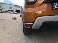 Dacia Duster 2018–2024 Okrasni pokrovi zadnjih reflektorjev, 2 kosa, nerjaveče jeklo fotografija 1