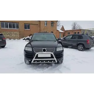 Sprednji zaščitni lok WT003 Special (nerjavno jeklo) Volkswagen Touareg 2002–2010 fotografija 1