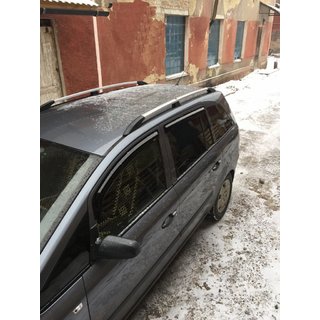 Aluminijaste strešne letve (Caravan, krom) Opel Zafira B 2005–2011 fotografija 3
