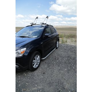 Stranske stopnice Tayga Grey (2 kos, aluminij) fotografija 3