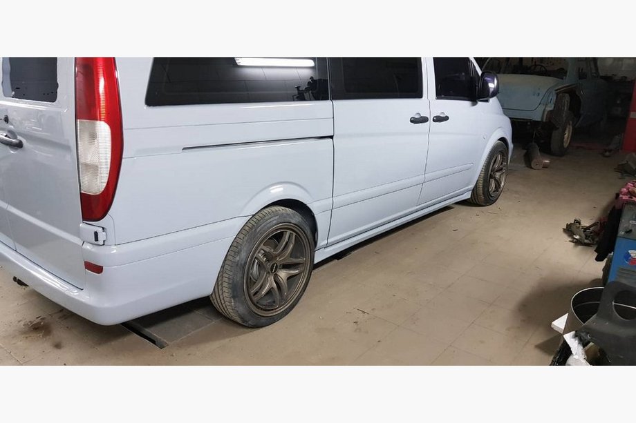 Mercedes Vito W639 2004–2014 Stranski pragovi Exclusive (2 kosa, za lakiranje) Image