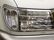 Toyota Land Cruiser 100 1998–2007 Okrasne obloge žarometov V2 (2 kosa, plastika) fotografija 1