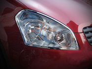 Nissan Qashqai 2007–2010 Kromirane obrobe žarometov (2 kosa, plastika) fotografija 1