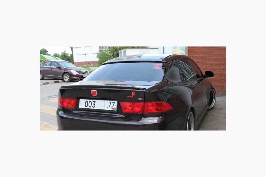 Honda Accord VII 2002–2007 Spojler za zadnje steklo (steklena vlakna, za barvanje) Image