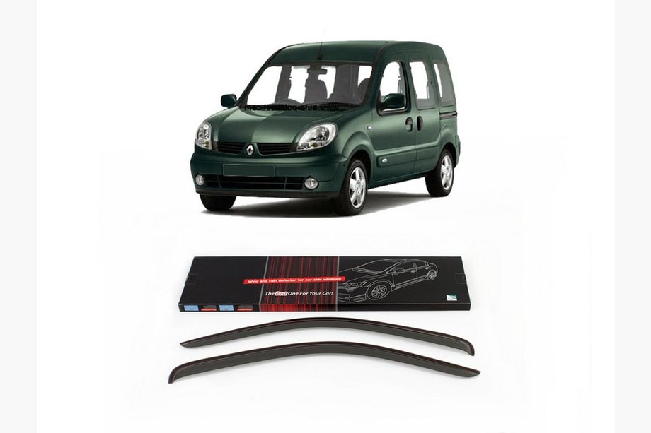 Renault Kangoo 1998–2008 Vetrni deflektorji za okna 8 cm (2 kos, Sunplex) Image