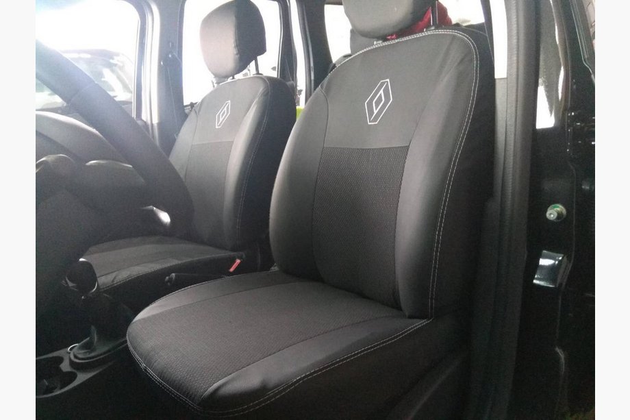 Renault Duster 2008–2017 Avtoprevleke za sedeže (tekstilne, Classik) Image