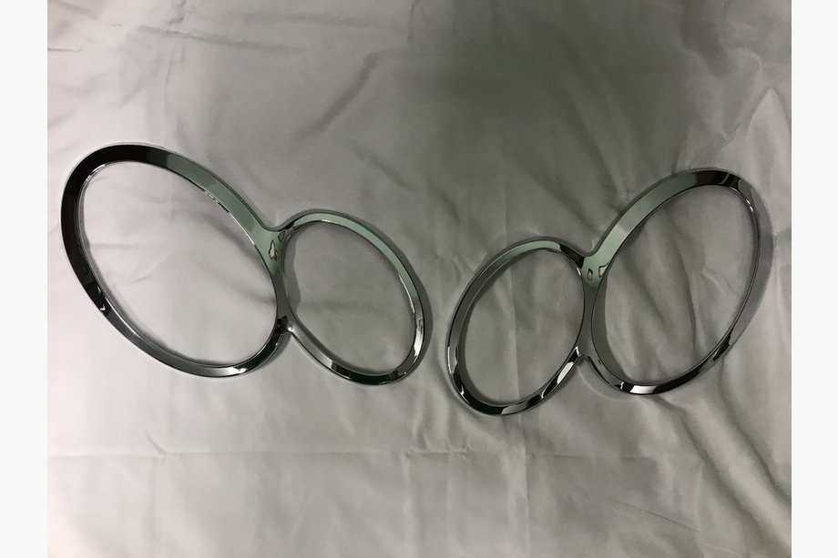 Mercedes CLK W209 2002–2010 Kromirane obrobe žarometov Image