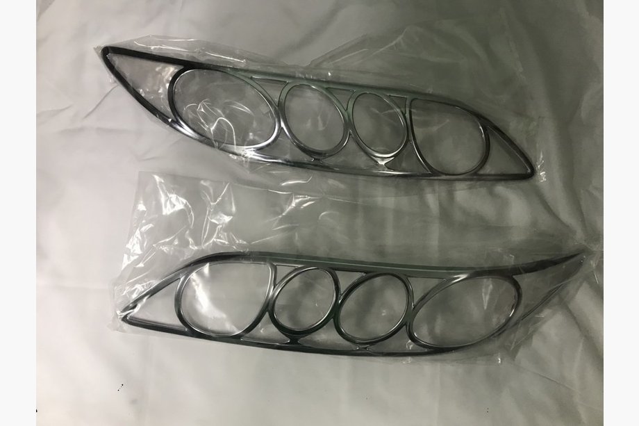Mazda 6 2003–2008 Kromirane obrobe žarometov (2 kosa, plastika) Image
