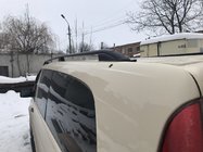Mercedes Vito W639 2004–2014 Črne strešne vzdolžne letve Skyport (iz masivne kovine) fotografija 1
