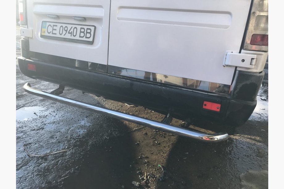 Volkswagen LT 1995–2006 Letvica roba prtljažnika (2 dela, nerjaveče jeklo) Image