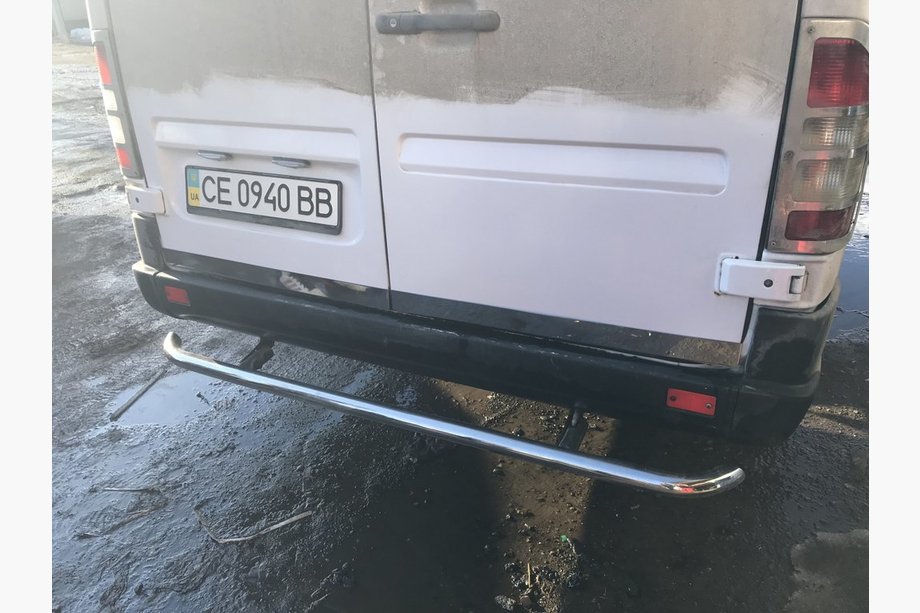 Mercedes Sprinter W901/902/903/904/905 1995–2006 Letvica roba prtljažnika (2 dela, nerjaveče jeklo) Image