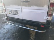 Mercedes Sprinter W901/902/903/904/905 1995–2006 Letvica roba prtljažnika (2 dela, nerjaveče jeklo) fotografija 1