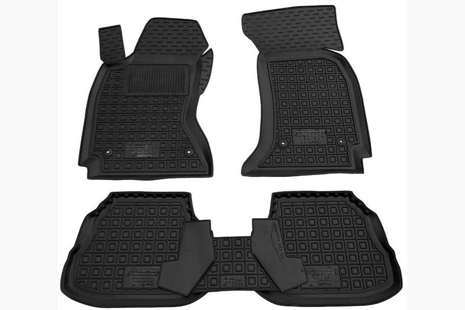 Audi Q3 2011–2019 Gumijaste preproge z visokim robom (Autogumm) Image