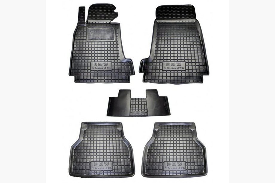 BMW serije 5 E39 1996–2003 Gumijaste preproge z visokim robom (Autogumm) Image
