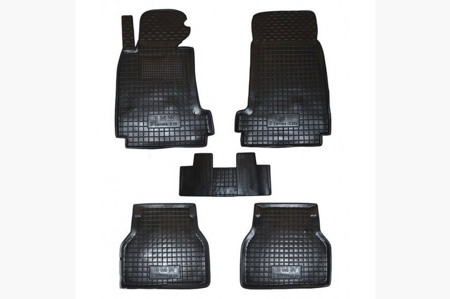 BMW X5 E53 1999–2006 Gumijaste preproge z visokim robom (Autogumm) Image