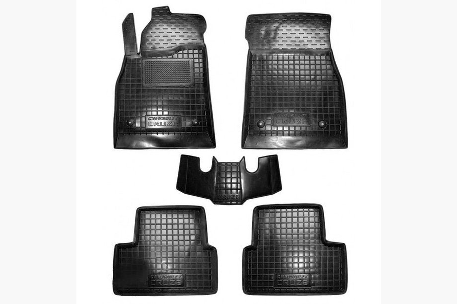 Chevrolet Cruze 2009–2015 Gumijaste preproge z visokim robom (Autogumm) Image