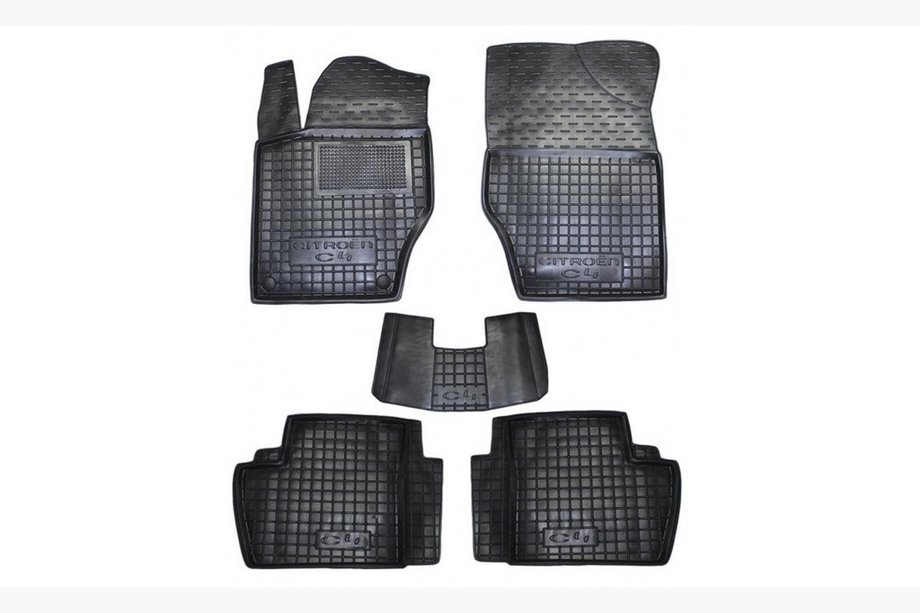 Citroen C-4 2010–2018 Gumijaste preproge z visokim robom (Autogumm) Image