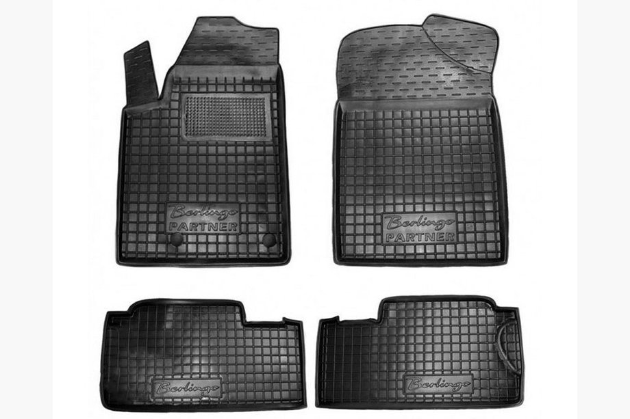 Citroen Berlingo 1996–2008 Gumijaste preproge z visokim robom (Autogumm) Image