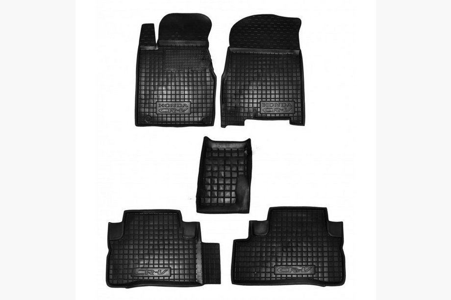 Honda CRV 2007–2011 Gumijaste preproge z visokim robom (Autogumm) Image