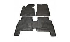Hyundai Santa Fe 2 2006–2012 Gumijasti tepihi za kabino z visokim robom 2006-2010 (Autogumm) fotografija 1