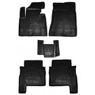 Hyundai Santa Fe 2 2006–2012 Gumijasti tepihi za notranjost z visokim robom 2010-2012 (Autogumm) fotografija 1