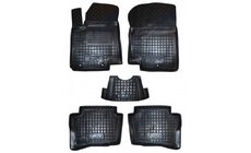 Hyundai I-20 2014–2020 Gumijasti tepihi z visokim robom 2016+ (Autogumm) fotografija 1