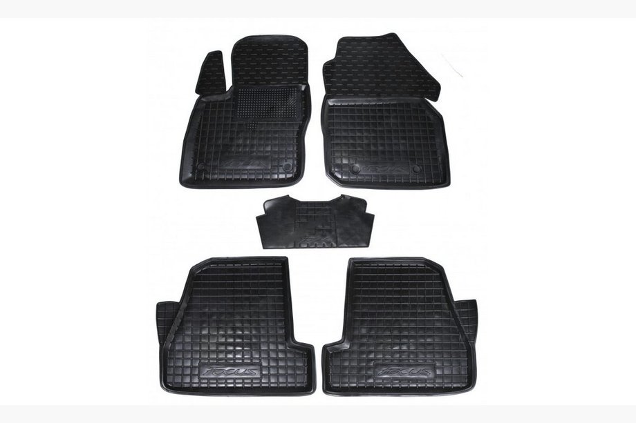 Ford Focus III 2011–2017 Gumijaste preproge z visokim robom (Autogumm) Image