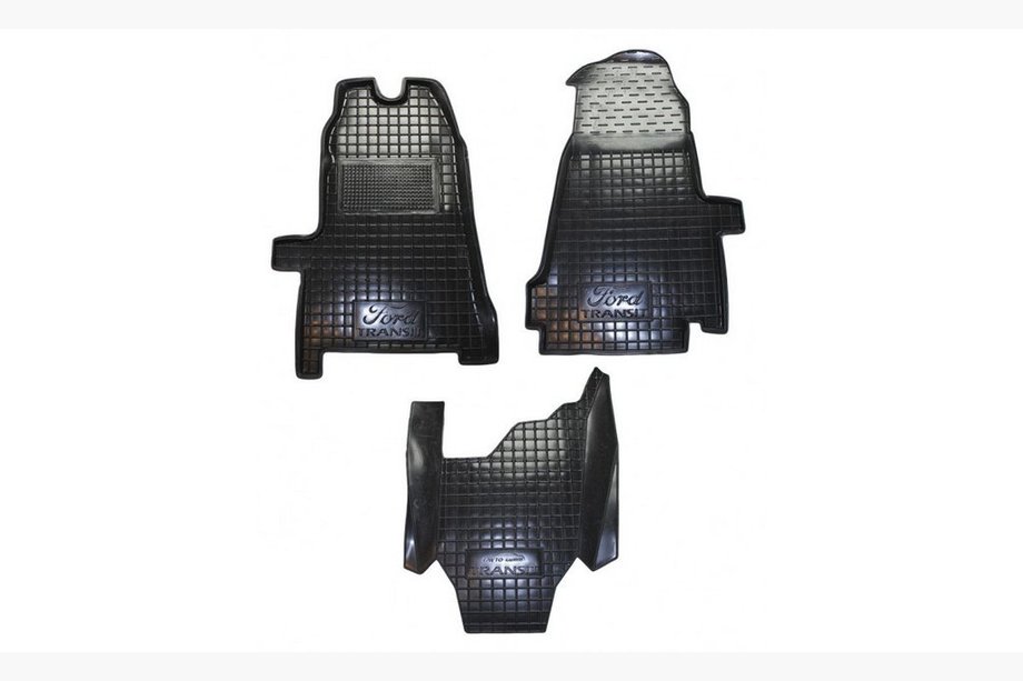 Ford Transit 2000–2014 Gumijaste preproge za notranjost z visokim robom 2006+ (Autogumm) Image