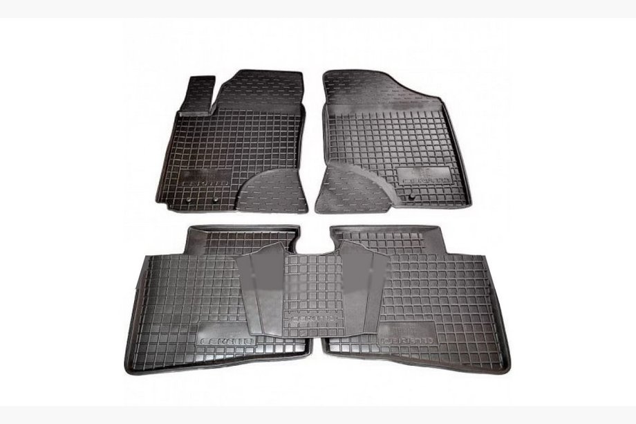 Kia Cerato 2 2010–2013 Gumijaste preproge z visokim robom (Autogumm) Image