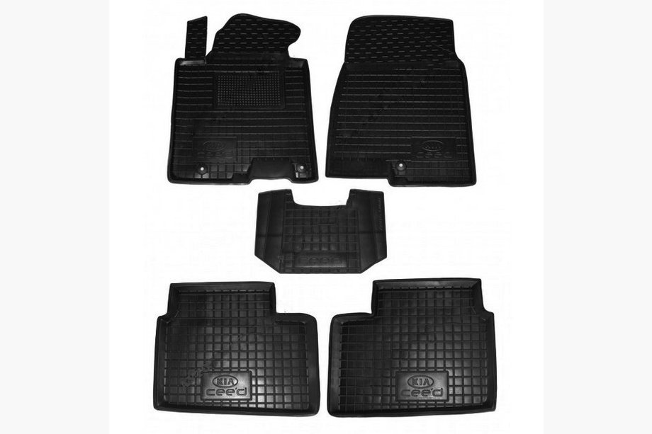 Kia Ceed 2012–2018 Gumijasti avtomobilski tepihi s 5D robom (Autogumm) Image