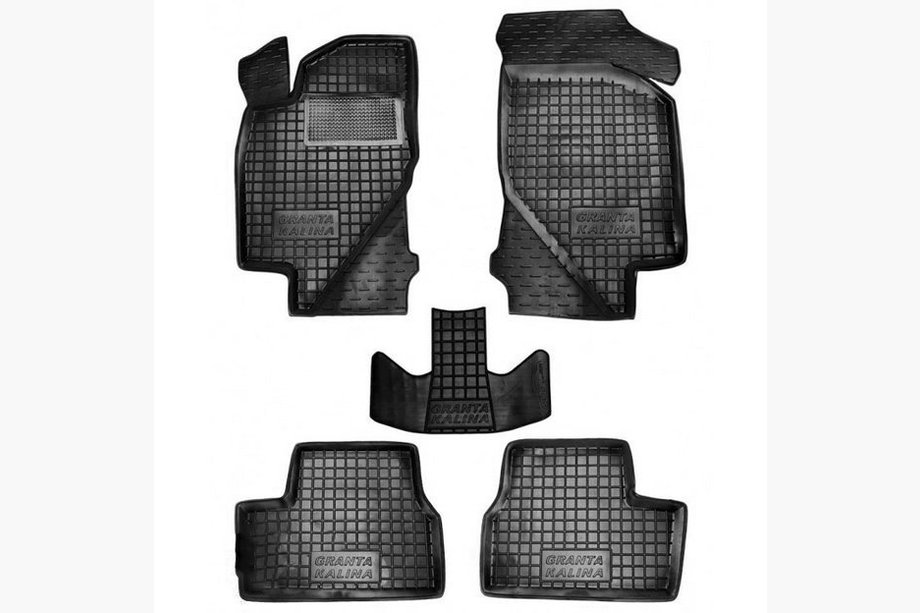 Lada Kalina 2004–2011 Gumijaste preproge z visokim robom (Autogumm) Image