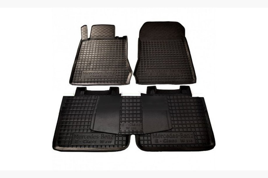 Mercedes E-class W210 1995–2002 Gumijaste preproge z visokim robom (Autogumm) Image