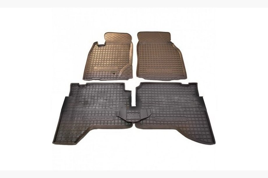 Mitsubishi Pajero Sport 1996–2007 Gumijaste preproge z visokim robom (Autogumm) Image