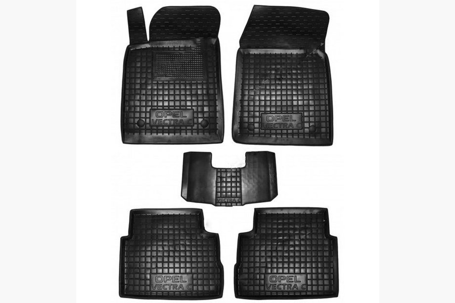 Opel Vectra C 2002–2008 Gumijaste preproge z visokim robom (Autogumm) Image
