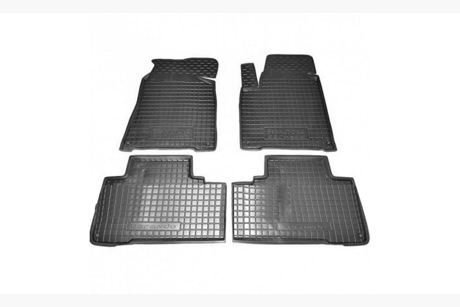 SsangYong Korando 2010–2019 Gumijaste preproge z visokim robom (Autogumm) Image