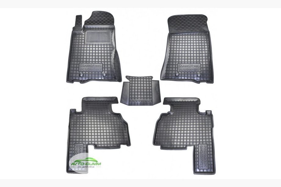 SsangYong Kyron 2005–2014 Gumijaste preproge z visokim robom (Autogumm) Image